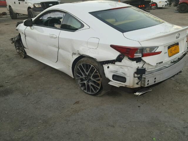 JTHSE5BC7F5003986 - 2015 LEXUS RC 350 WHITE photo 3