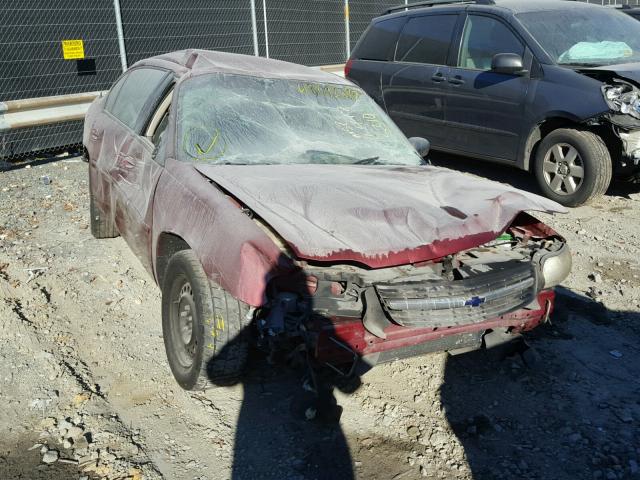 1G1ND52J73M585310 - 2003 CHEVROLET MALIBU BURGUNDY photo 1