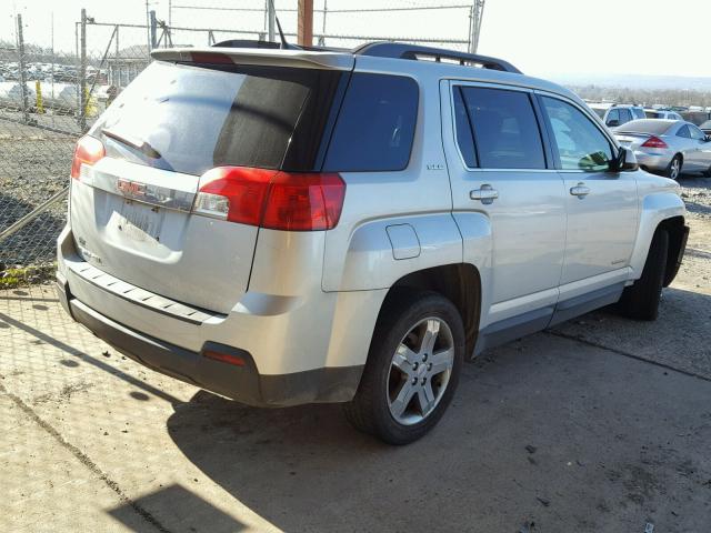 2GKALSEK8C6116659 - 2012 GMC TERRAIN SL SILVER photo 4