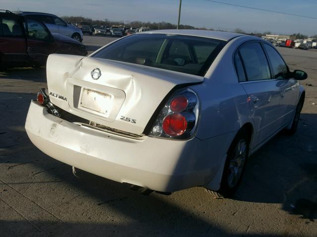 1N4AL11D75C113751 - 2005 NISSAN ALTIMA S WHITE photo 4