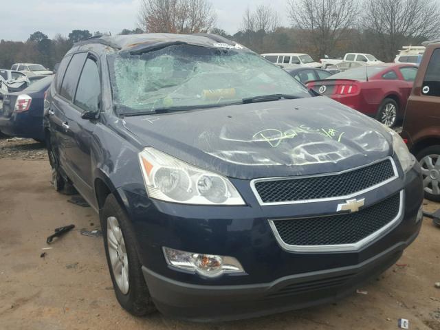 1GNKREEDXBJ167039 - 2011 CHEVROLET TRAVERSE L BLUE photo 1