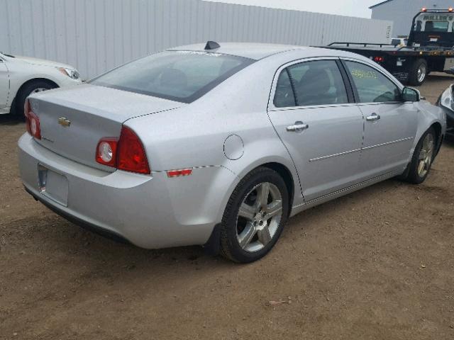 1G1ZC5E02CF258020 - 2012 CHEVROLET MALIBU 1LT SILVER photo 4