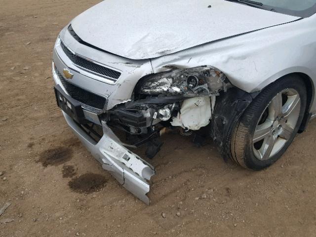 1G1ZC5E02CF258020 - 2012 CHEVROLET MALIBU 1LT SILVER photo 9