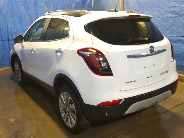 KL4CJESB0JB632969 - 2018 BUICK ENCORE PRE WHITE photo 3