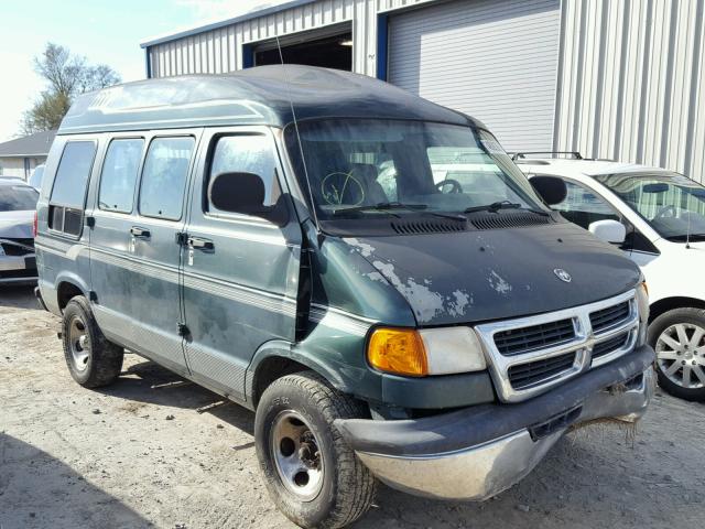 2B6HB11X7YK173284 - 2000 DODGE RAM VAN B1 GREEN photo 1