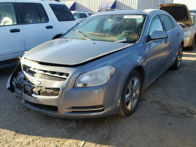 1G1ZH57B094256576 - 2009 CHEVROLET MALIBU 1LT BLUE photo 2