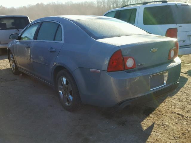 1G1ZH57B094256576 - 2009 CHEVROLET MALIBU 1LT BLUE photo 3