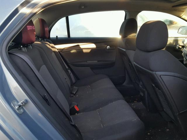 1G1ZH57B094256576 - 2009 CHEVROLET MALIBU 1LT BLUE photo 6