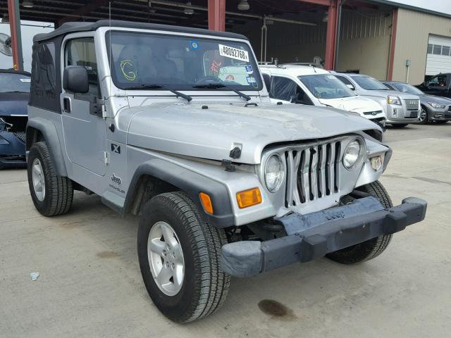 1J4FA39S13P315876 - 2003 JEEP WRANGLER C SILVER photo 1