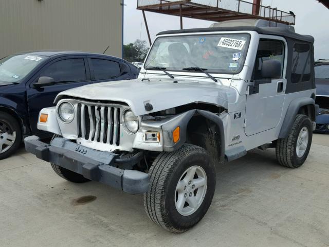 1J4FA39S13P315876 - 2003 JEEP WRANGLER C SILVER photo 2