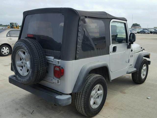 1J4FA39S13P315876 - 2003 JEEP WRANGLER C SILVER photo 4