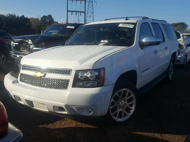 3GNFK16378G140055 - 2008 CHEVROLET SUBURBAN K WHITE photo 2