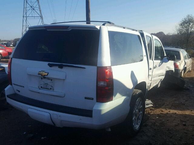 3GNFK16378G140055 - 2008 CHEVROLET SUBURBAN K WHITE photo 4