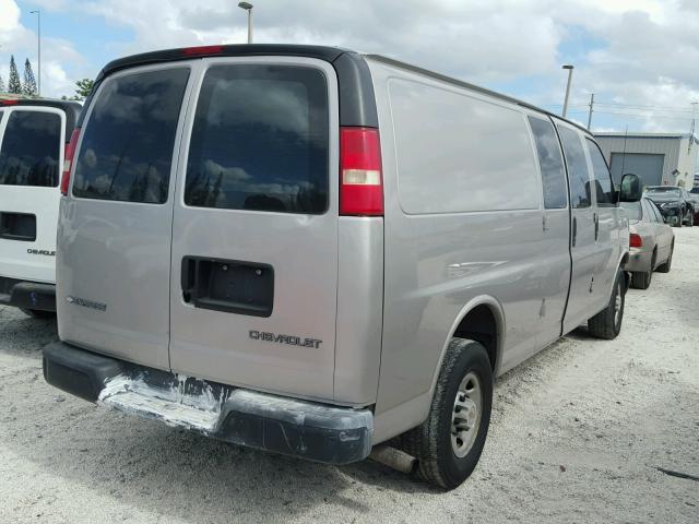 1GCGG29V851160570 - 2005 CHEVROLET EXPRESS G2 GRAY photo 4