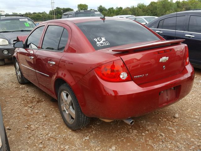 1G1AD5F51A7236148 - 2010 CHEVROLET COBALT 1LT RED photo 3