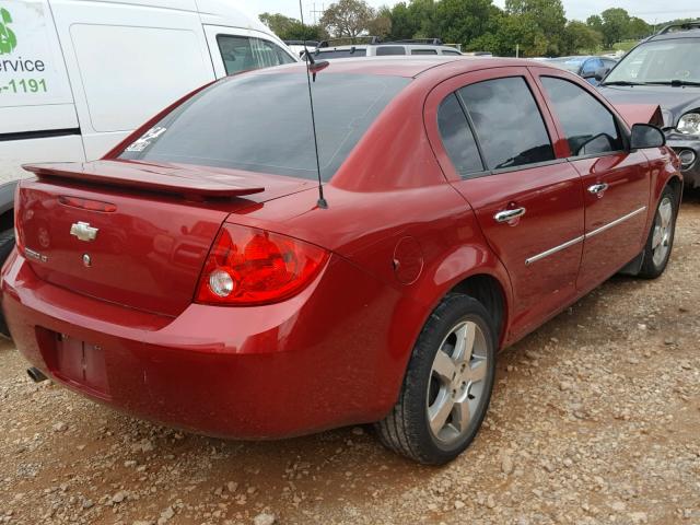 1G1AD5F51A7236148 - 2010 CHEVROLET COBALT 1LT RED photo 4