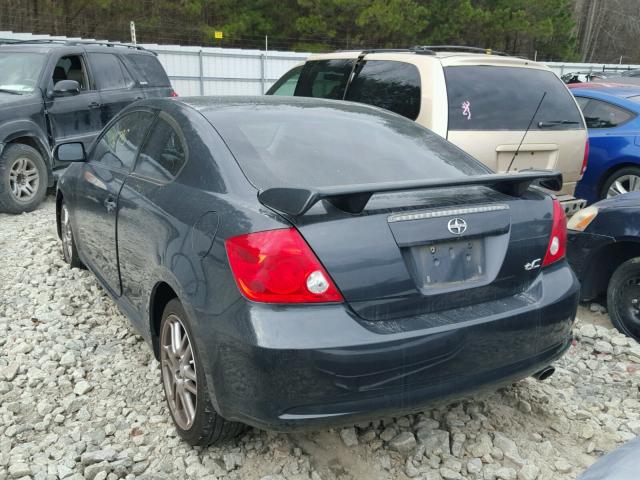 JTKDE177660073015 - 2006 TOYOTA SCION TC 灰色 照片 3