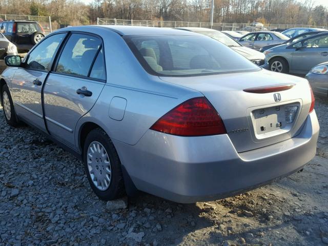 1HGCM55167A166335 - 2007 HONDA ACCORD VAL SILVER photo 3