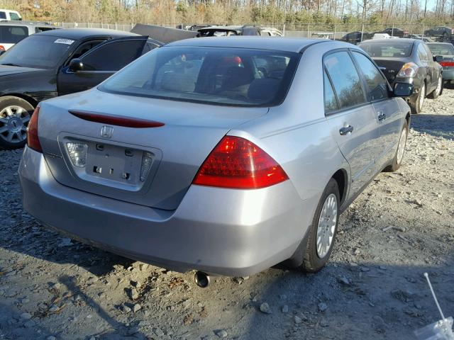 1HGCM55167A166335 - 2007 HONDA ACCORD VAL SILVER photo 4