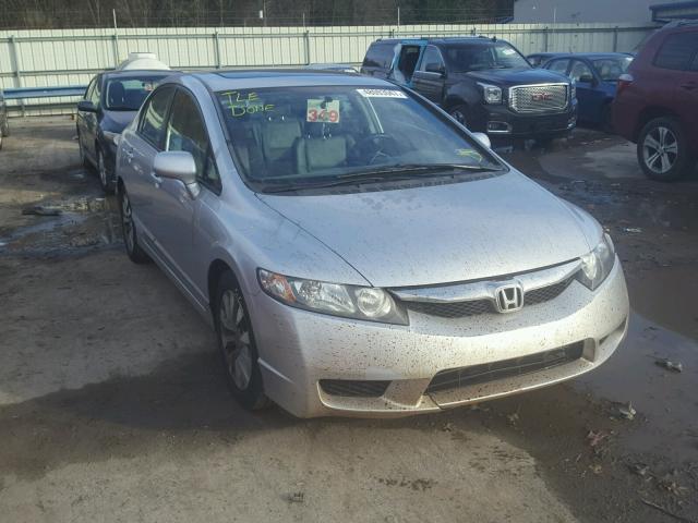 19XFA1F96AE062319 - 2010 HONDA CIVIC EXL SILVER photo 1