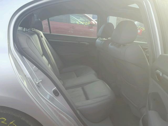 19XFA1F96AE062319 - 2010 HONDA CIVIC EXL SILVER photo 6