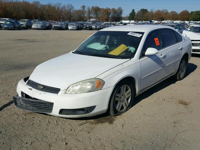 2G1WC581269228441 - 2006 CHEVROLET IMPALA LT WHITE photo 2