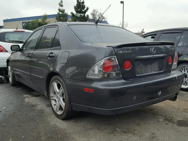 JTHBD192240082518 - 2004 LEXUS IS 300 CHARCOAL photo 3