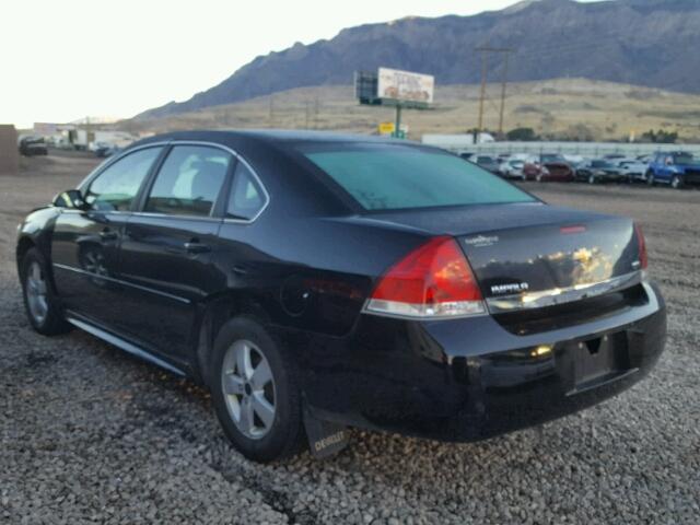 2G1WF5EK5B1212618 - 2011 CHEVROLET IMPALA LS BLACK photo 3