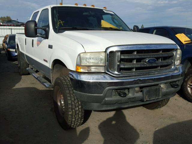 1FTSW31P83EC99832 - 2003 FORD F350 SRW S WHITE photo 1