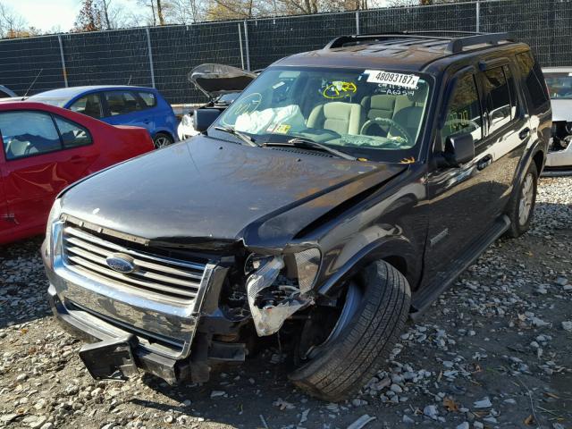 1FMEU73E87UA62514 - 2007 FORD EXPLORER X CHARCOAL photo 2