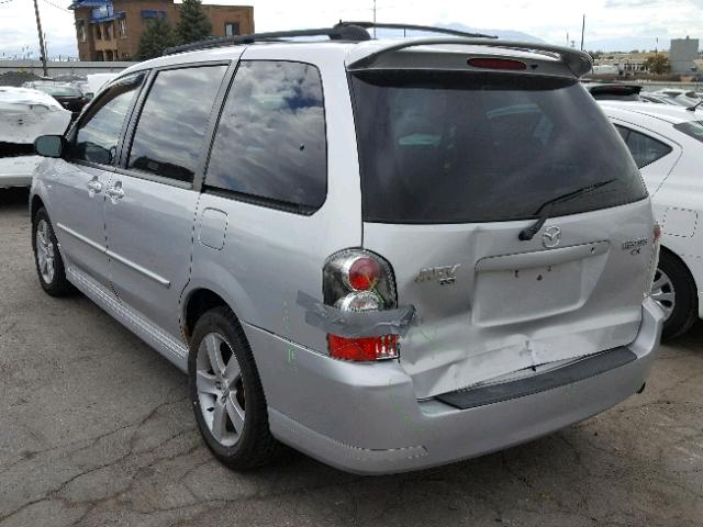 JM3LW28J150541979 - 2005 MAZDA MPV WAGON SILVER photo 3