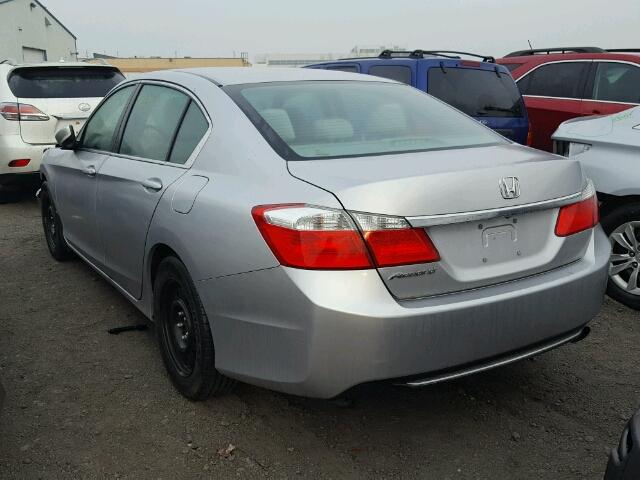 1HGCR2F35DA805851 - 2013 HONDA ACCORD LX SILVER photo 3