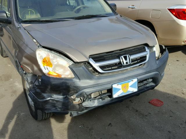 SHSRD68453U109302 - 2003 HONDA CR-V LX GOLD photo 9