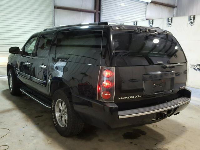 1GKFK66877J308036 - 2007 GMC YUKON XL D BLACK photo 3