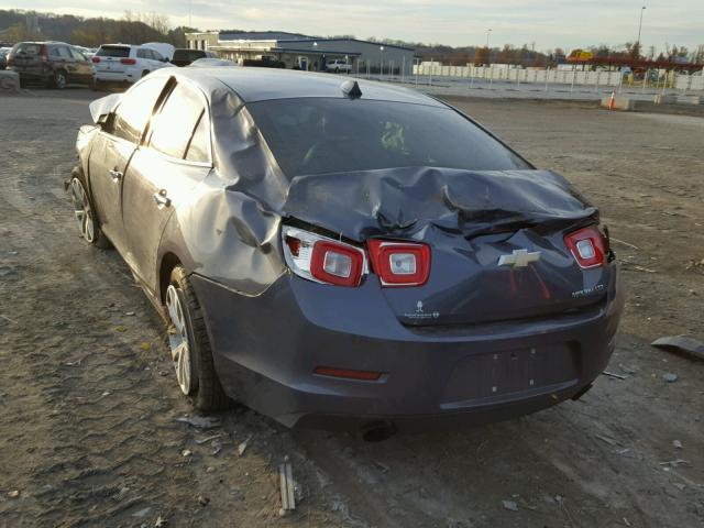1G11H5SA2DF284923 - 2013 CHEVROLET MALIBU LTZ 蓝色 照片 3