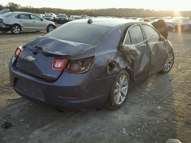 1G11H5SA2DF284923 - 2013 CHEVROLET MALIBU LTZ 蓝色 照片 4