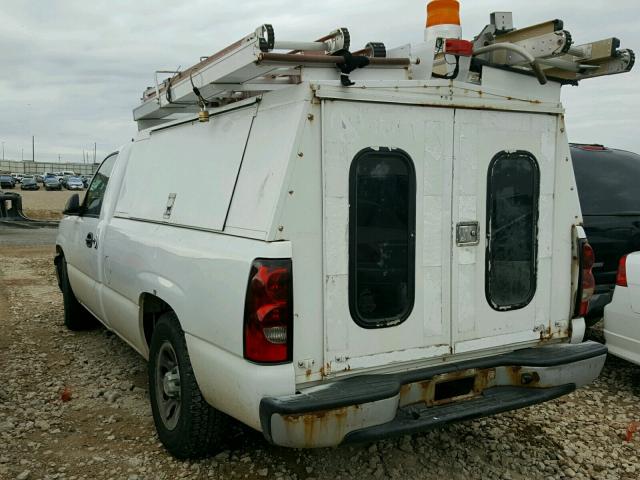 1GCEC14X46Z291388 - 2006 CHEVROLET SILVERADO WHITE photo 3