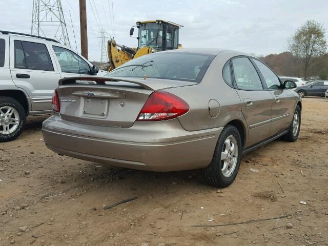 1FAFP53U16A240247 - 2006 FORD TAURUS SE GOLD photo 4