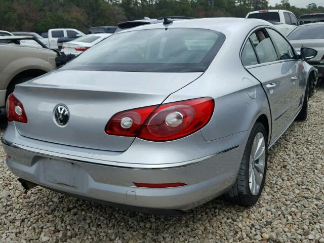 WVWML7ANXAE502966 - 2010 VOLKSWAGEN CC SPORT SILVER photo 4