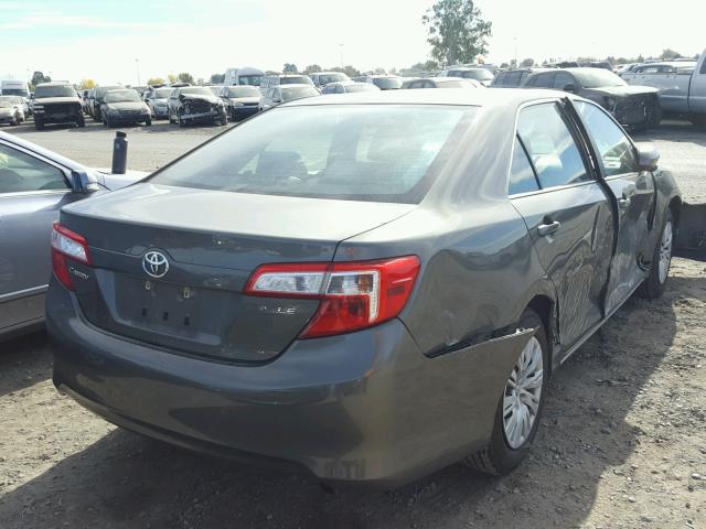 4T1BF1FK2CU531859 - 2012 TOYOTA CAMRY BASE GRAY photo 4