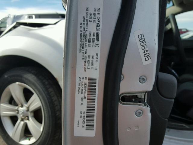 1B3CB4HA7AD555843 - 2010 DODGE CALIBER SX SILVER photo 10