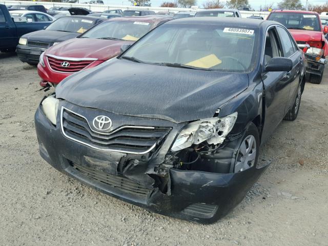 4T1BF3EK8AU078728 - 2010 TOYOTA CAMRY BASE BLACK photo 2