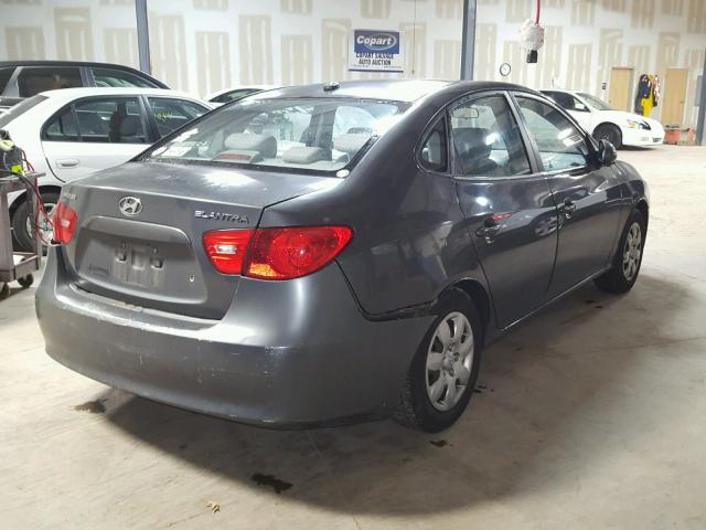 KMHDU46D97U222896 - 2007 HYUNDAI ELANTRA GL GOLD photo 4