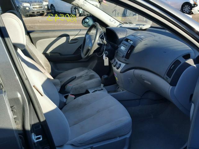 KMHDU46D97U222896 - 2007 HYUNDAI ELANTRA GL GOLD photo 5