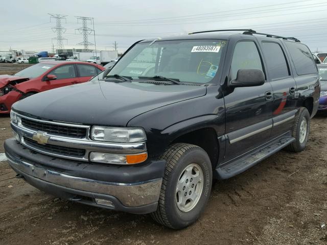 1GNFK16ZX4J315587 - 2004 CHEVROLET SUBURBAN K BLACK photo 2