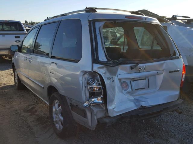 JM3LW28G2Y0159632 - 2000 MAZDA MPV WAGON SILVER photo 3