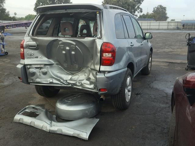 JTEGD20V450077273 - 2005 TOYOTA RAV4 GRAY photo 4