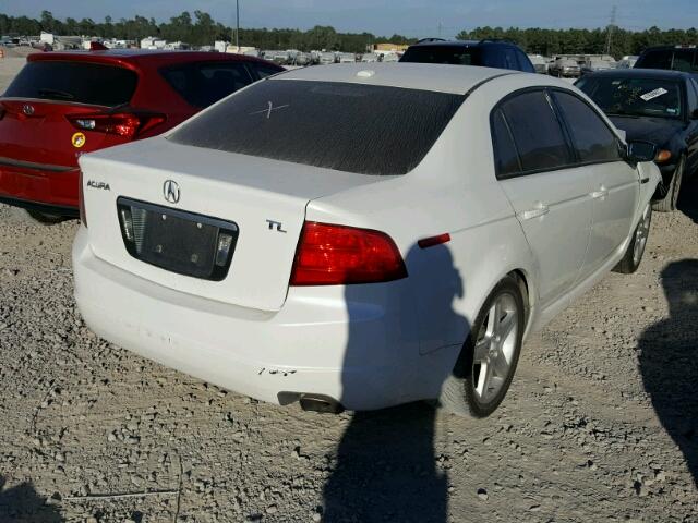 19UUA66255A009922 - 2005 ACURA TL WHITE photo 4