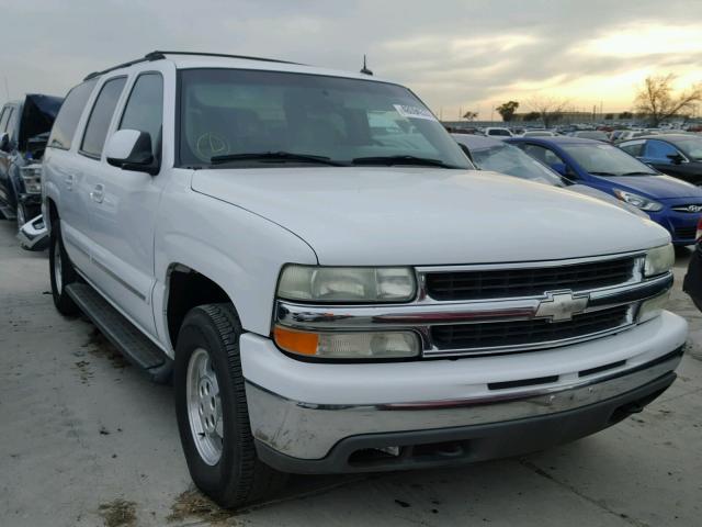 3GNEC16Z72G335514 - 2002 CHEVROLET SUBURBAN C WHITE photo 1