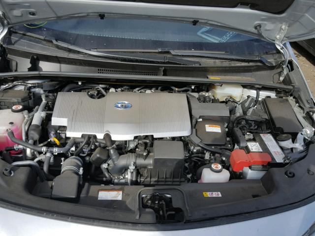 JTDKARFP9H3065972 - 2017 TOYOTA PRIUS PRIM ვერცხლისფერი ფოტო 7